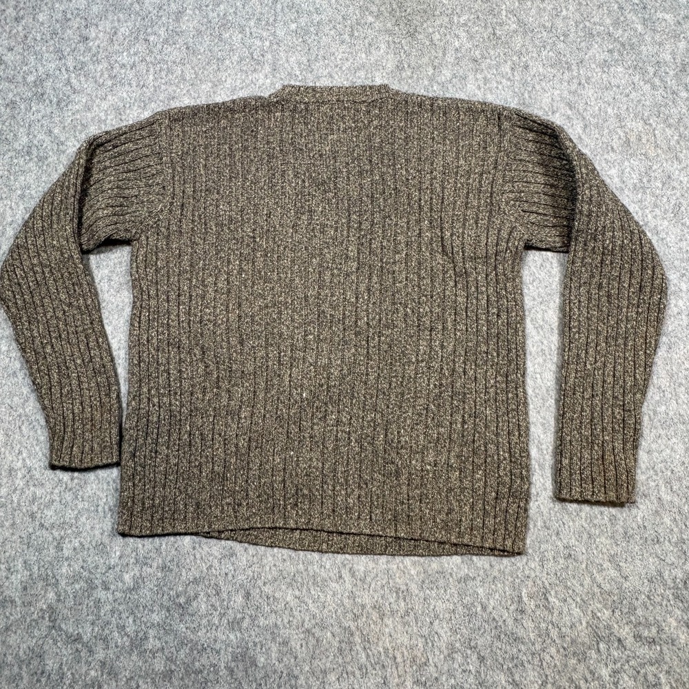 Banana Republic Sweater Women's Size Large Ribbed Cable-Knit Crew Neck Classic - Picture 2 of 7